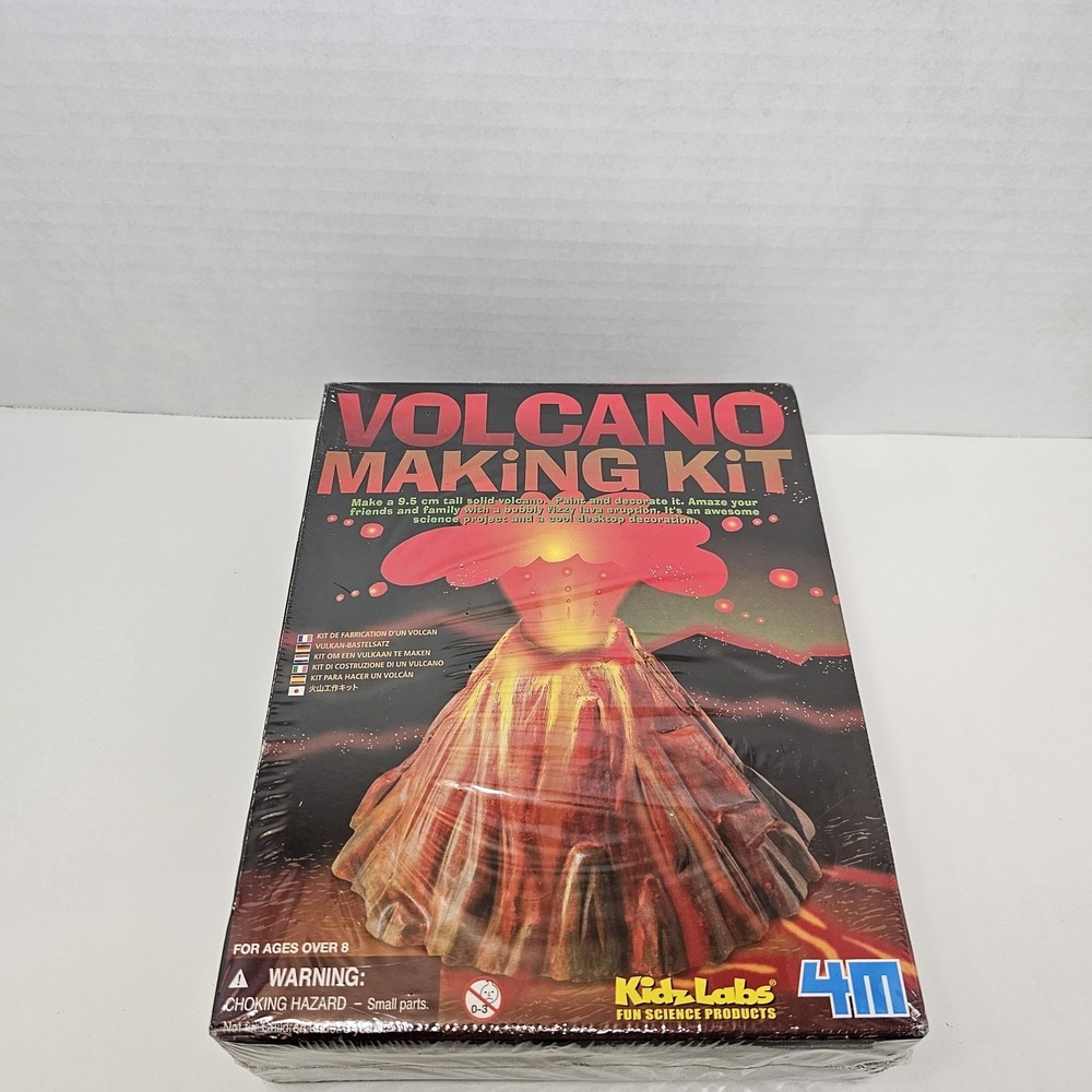 Volcano Making Kit  4M KidzLabs  - Science Project. STEM- NEW